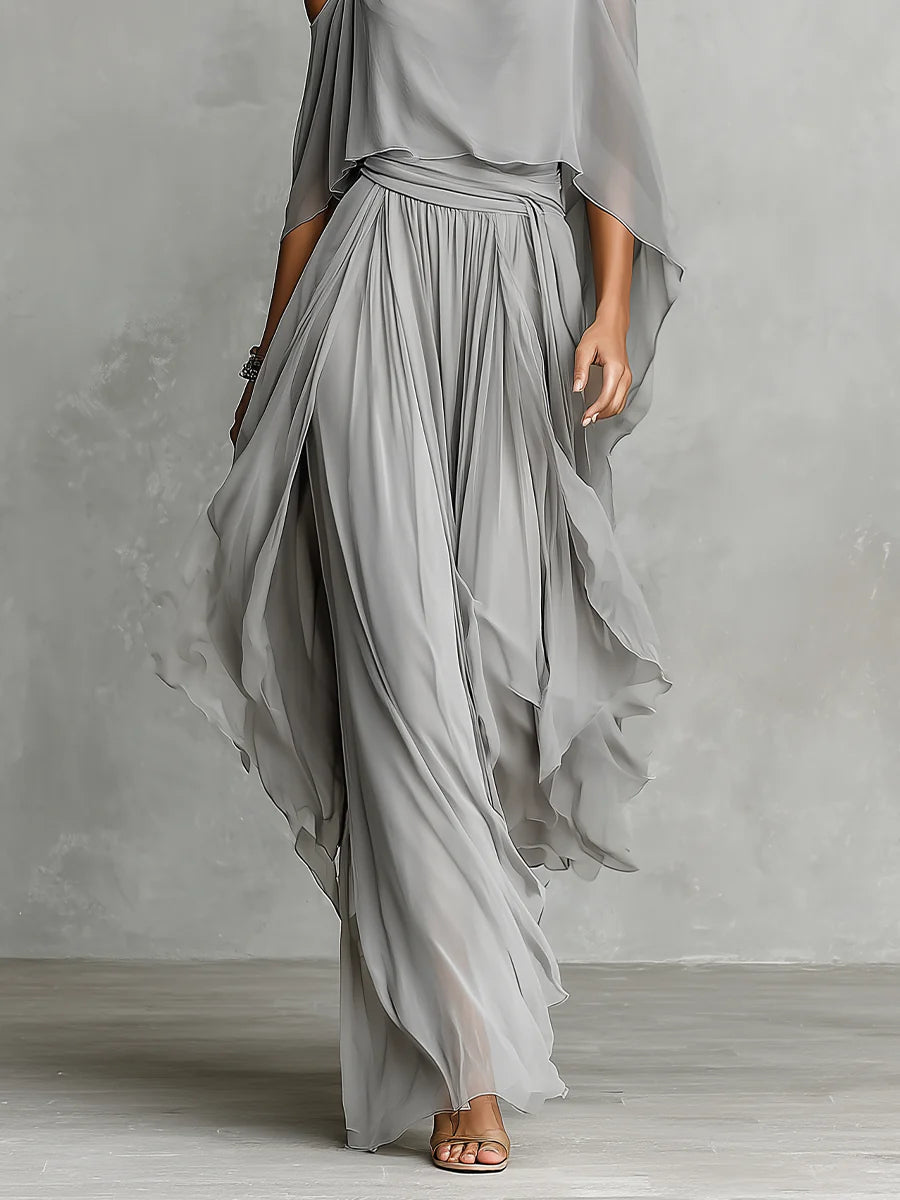 Paola – completo leggero con spalle scoperte