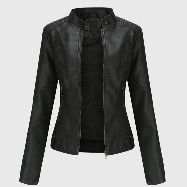 Giorgina™ - Giacca in Pelle Elegante per Donne