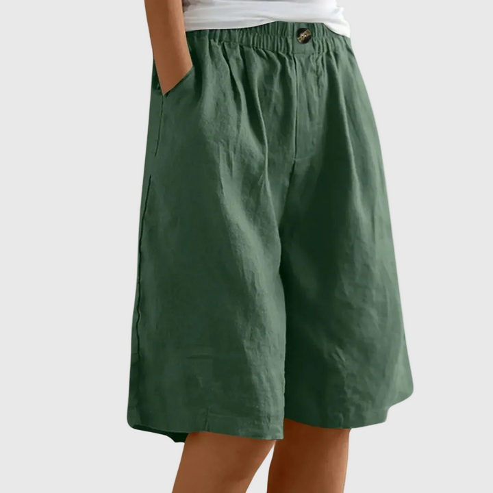 Marie | Pantaloncini larghi con elastico in vita