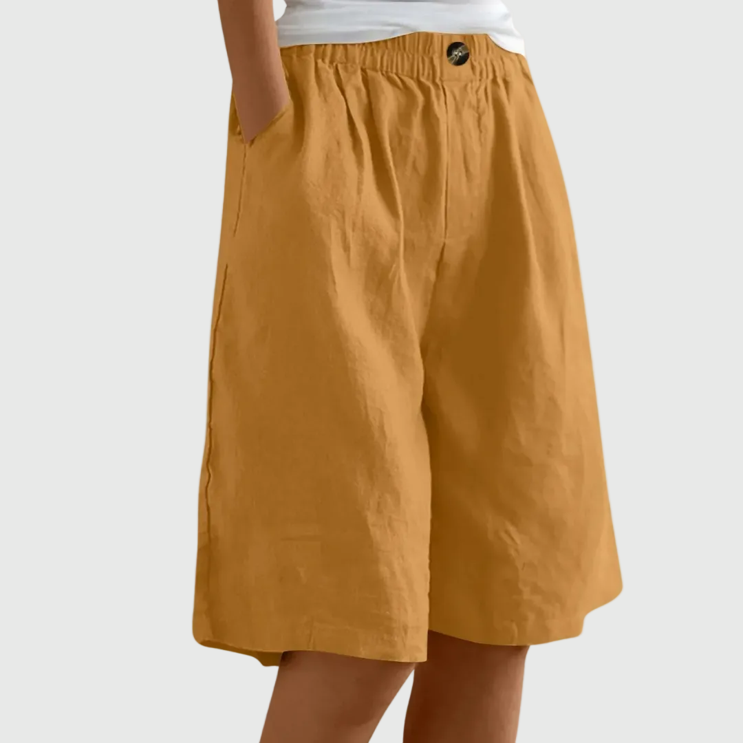 Marie | Pantaloncini larghi con elastico in vita