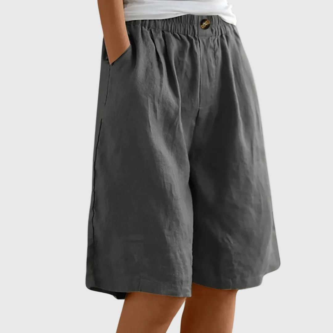 Marie | Pantaloncini larghi con elastico in vita