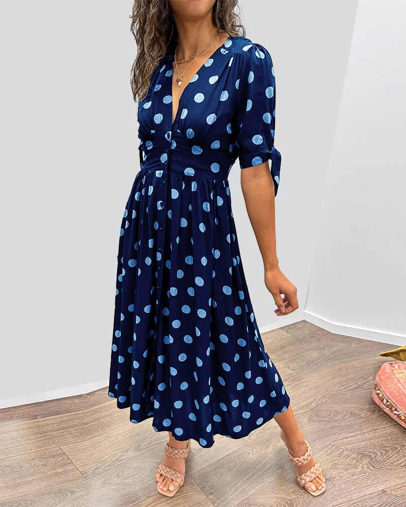 Ginevra | Abito elegante a pois