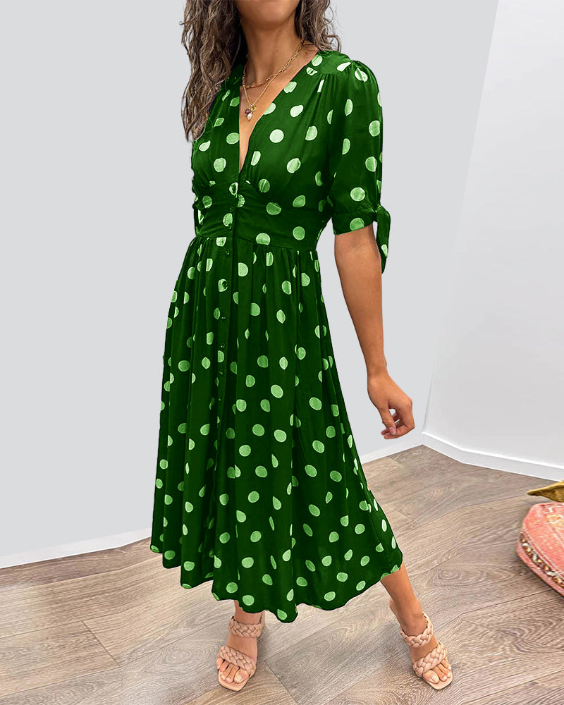 Ginevra | Abito elegante a pois