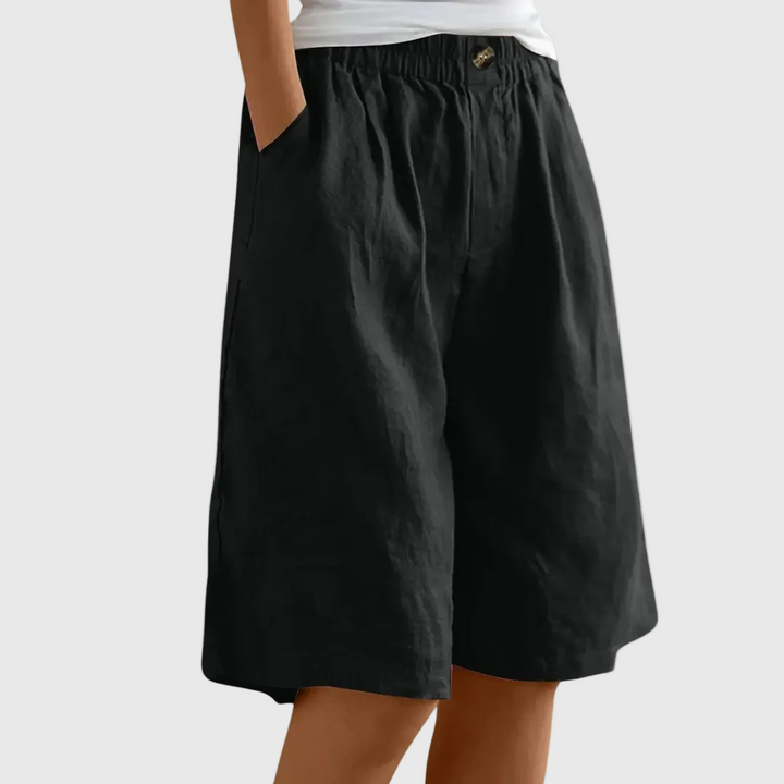 Marie | Pantaloncini larghi con elastico in vita