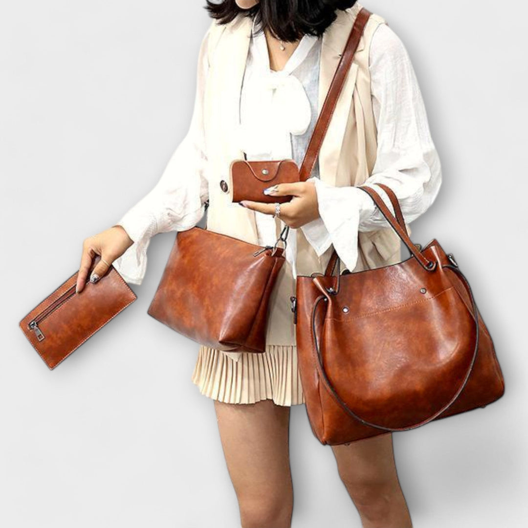 Azura - Set di borse vintage da 4 pezzi