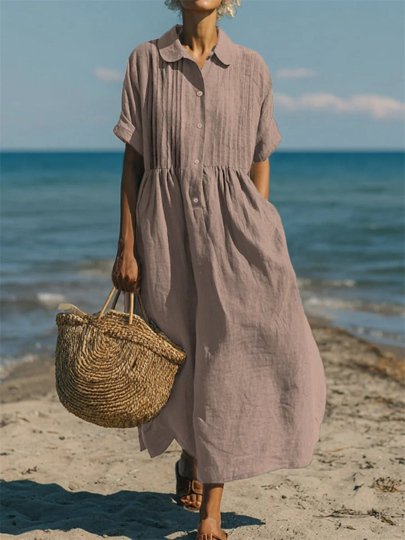 Luciana | ELEGANTE ABITO IN LINO DA DONNA