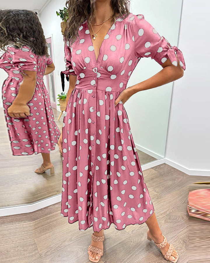 Ginevra | Abito elegante a pois