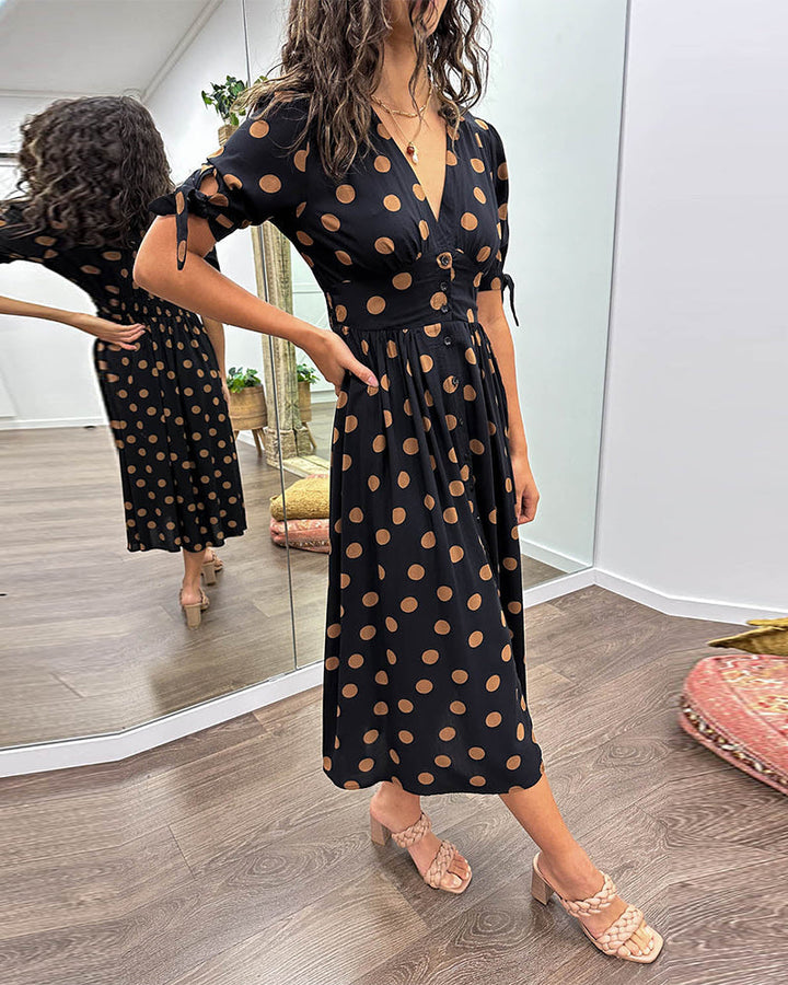 Ginevra | Abito elegante a pois