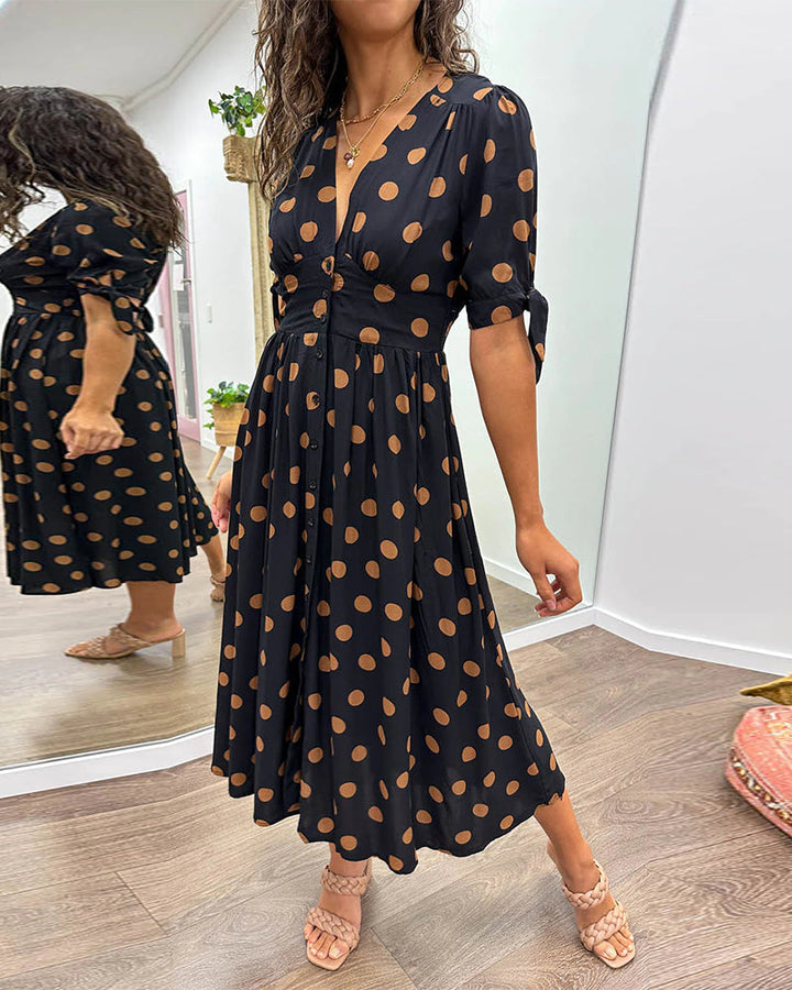 Ginevra | Abito elegante a pois