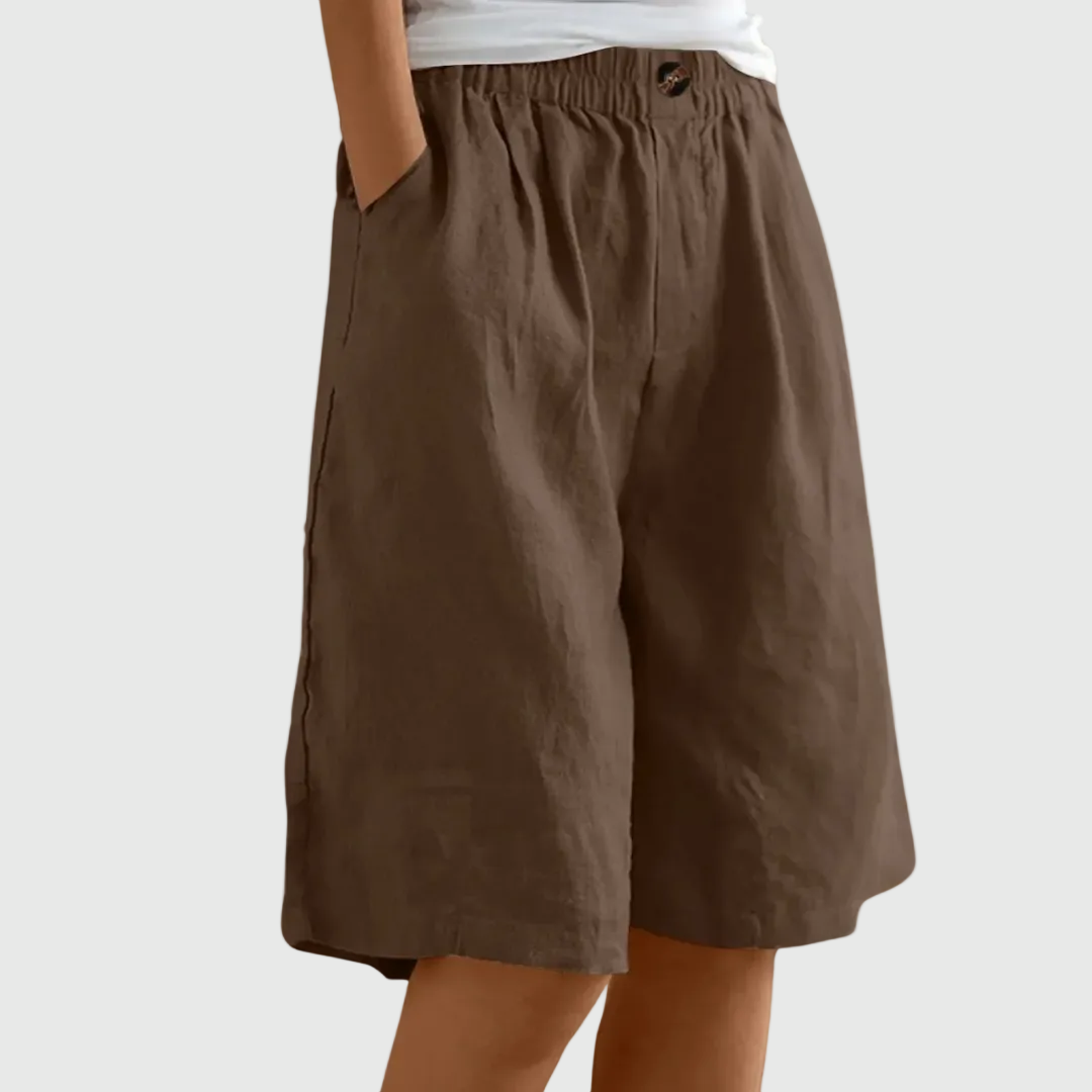 Marie | Pantaloncini larghi con elastico in vita