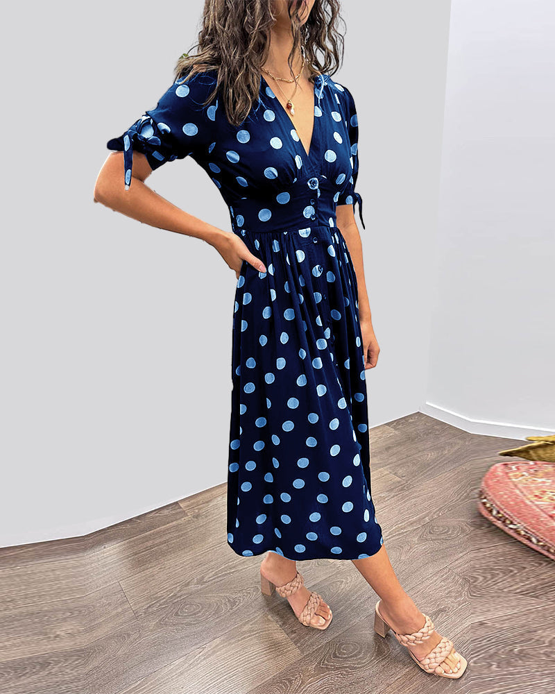 Ginevra | Abito elegante a pois