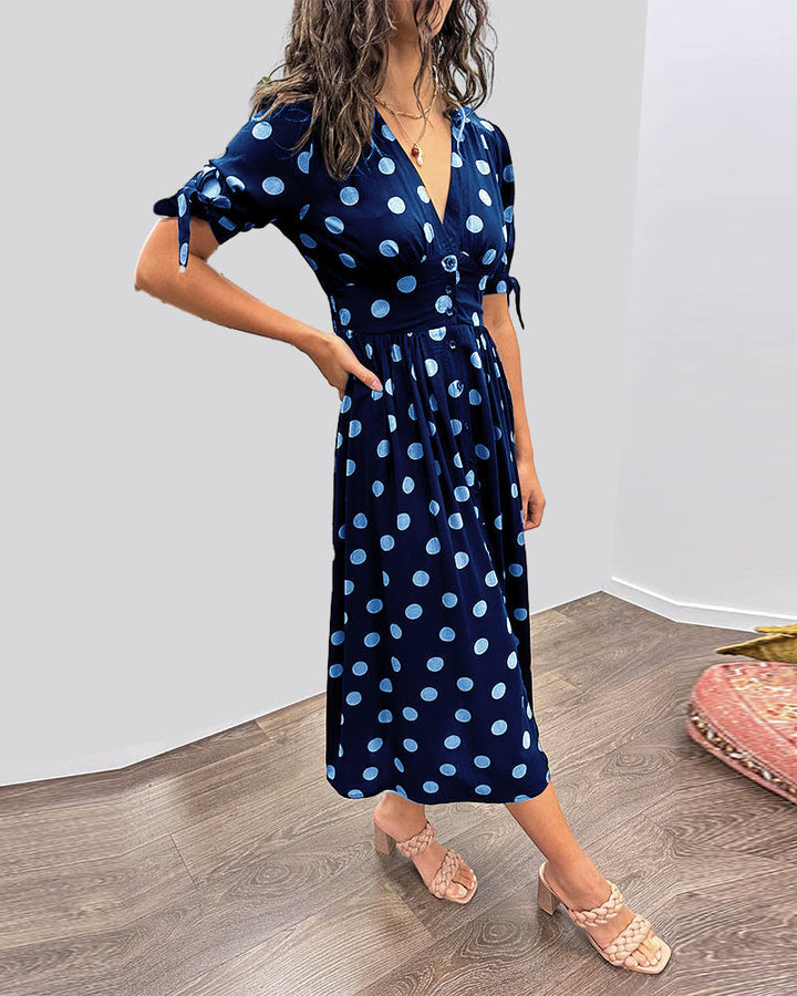 Ginevra | Abito elegante a pois