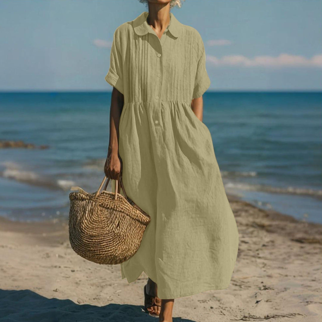 Luciana | ELEGANTE ABITO IN LINO DA DONNA