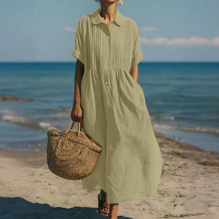 Luciana | ELEGANTE ABITO IN LINO DA DONNA