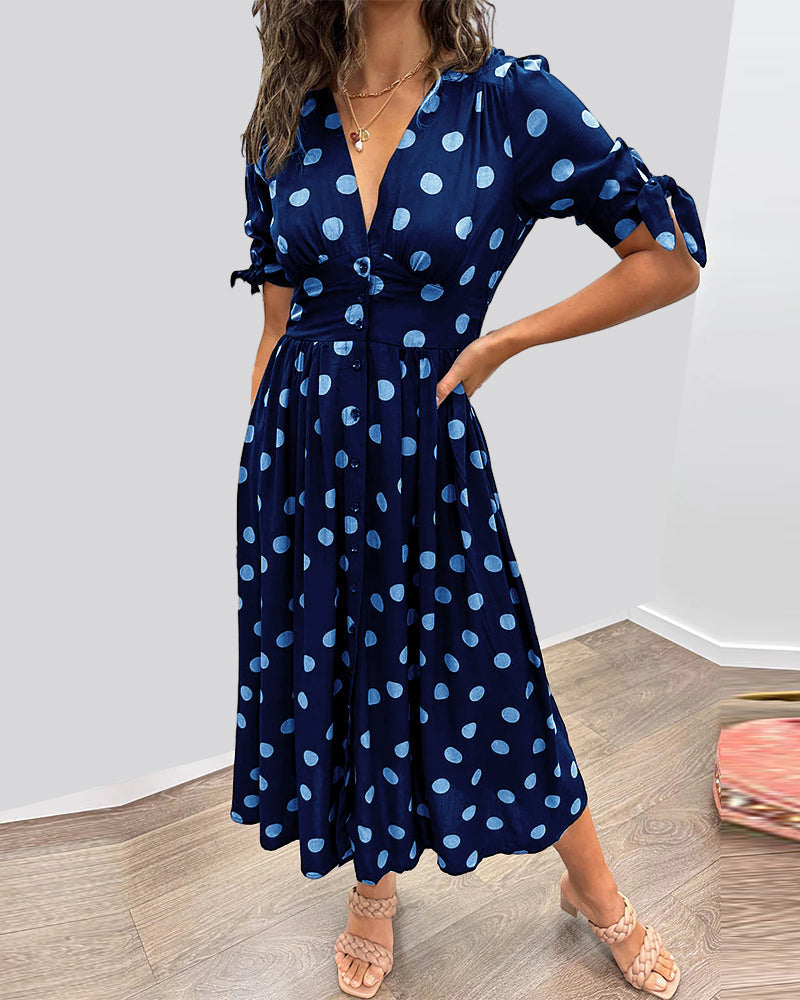 Ginevra | Abito elegante a pois