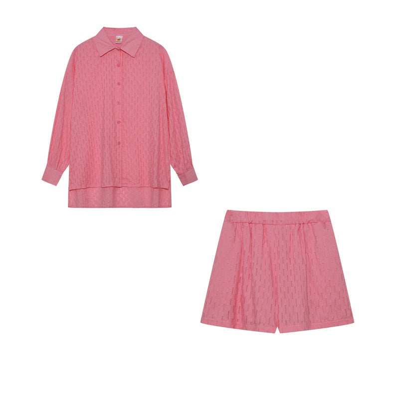 Elizabeth - Completo Camicia e Pantaloni Corti Leggeri
