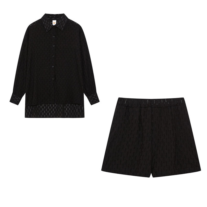 Elizabeth - Completo Camicia e Pantaloni Corti Leggeri
