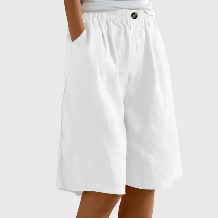Marie | Pantaloncini larghi con elastico in vita
