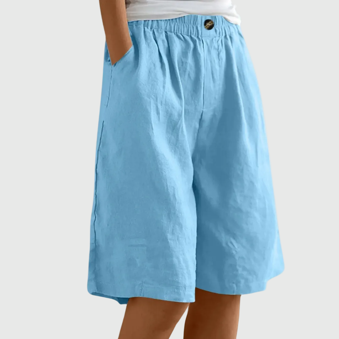 Marie | Pantaloncini larghi con elastico in vita