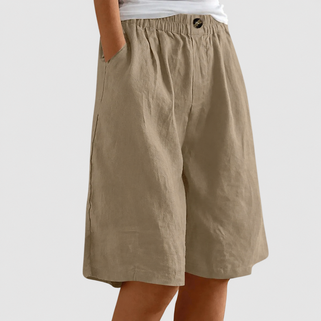 Marie | Pantaloncini larghi con elastico in vita