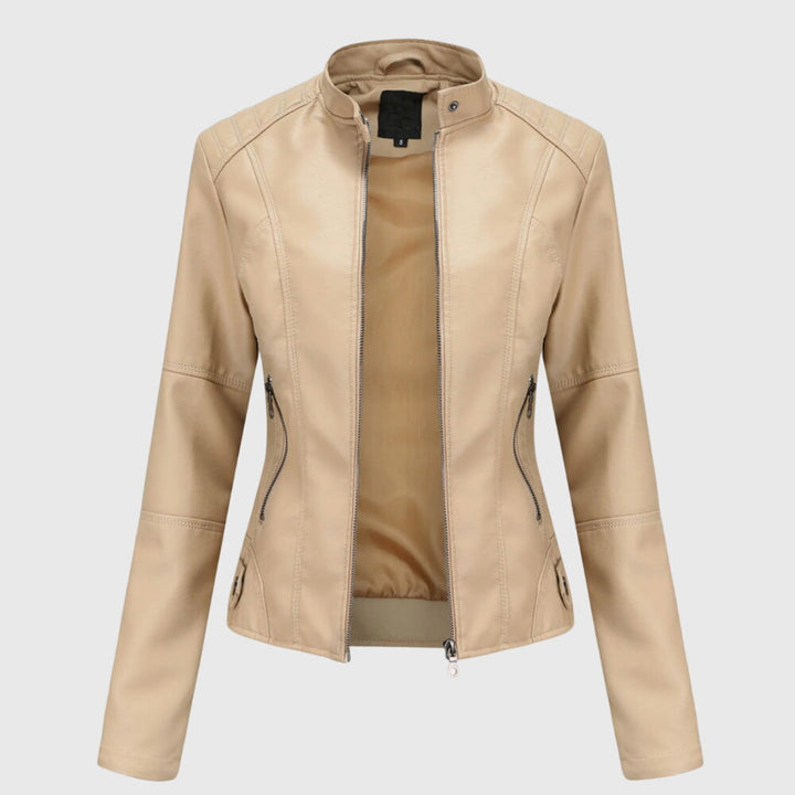 Giorgina™ - Giacca in Pelle Elegante per Donne