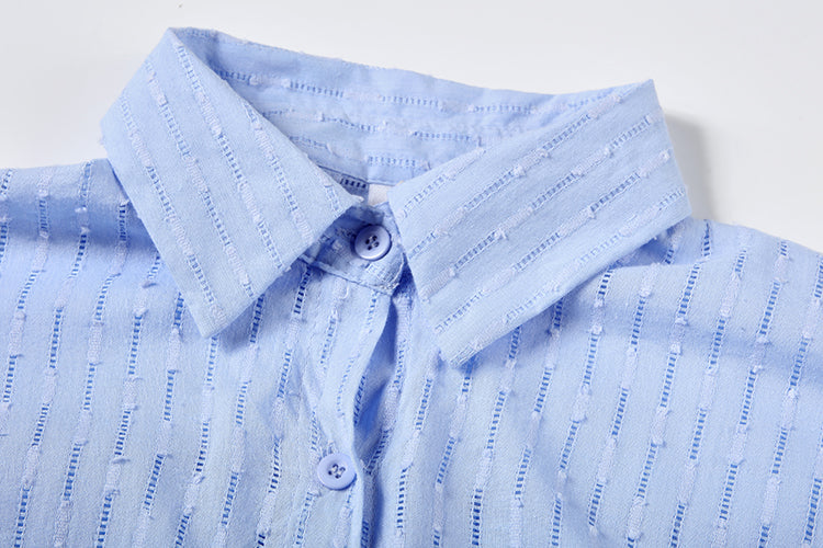 Elizabeth - Completo Camicia e Pantaloni Corti Leggeri