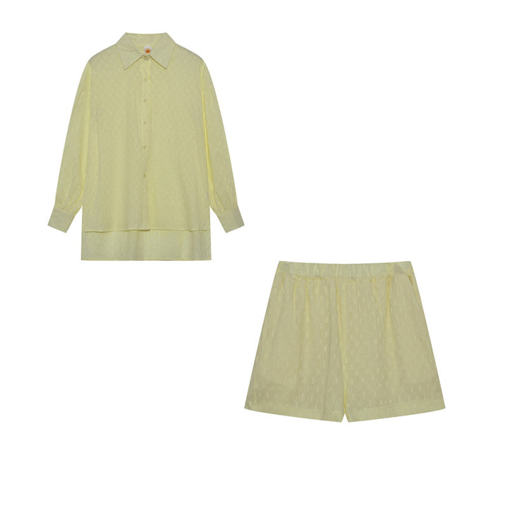 Elizabeth - Completo Camicia e Pantaloni Corti Leggeri