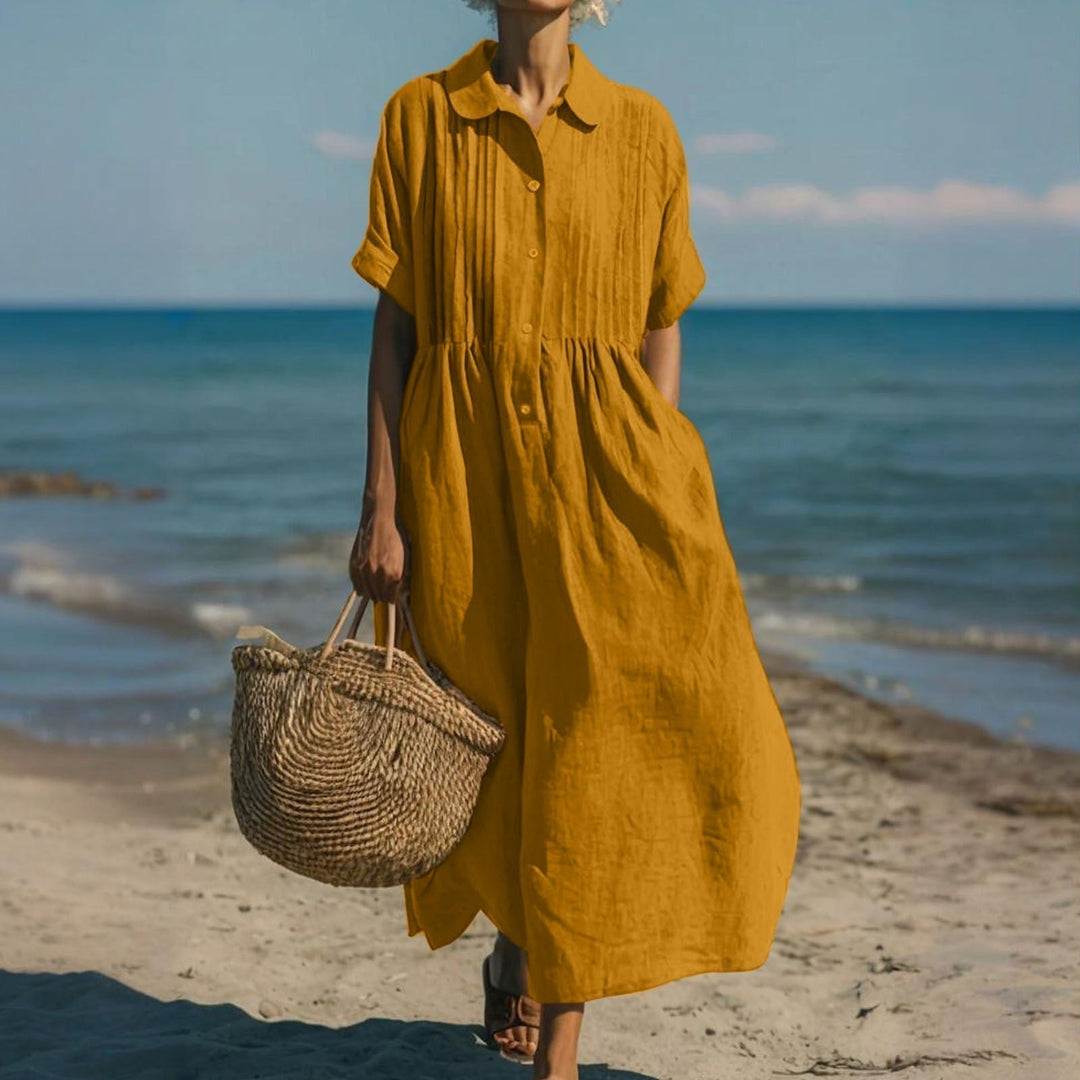 Luciana | ELEGANTE ABITO IN LINO DA DONNA