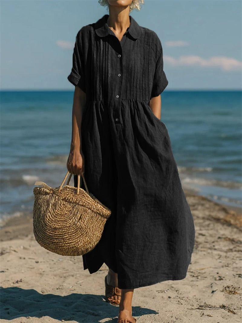 Luciana | ELEGANTE ABITO IN LINO DA DONNA