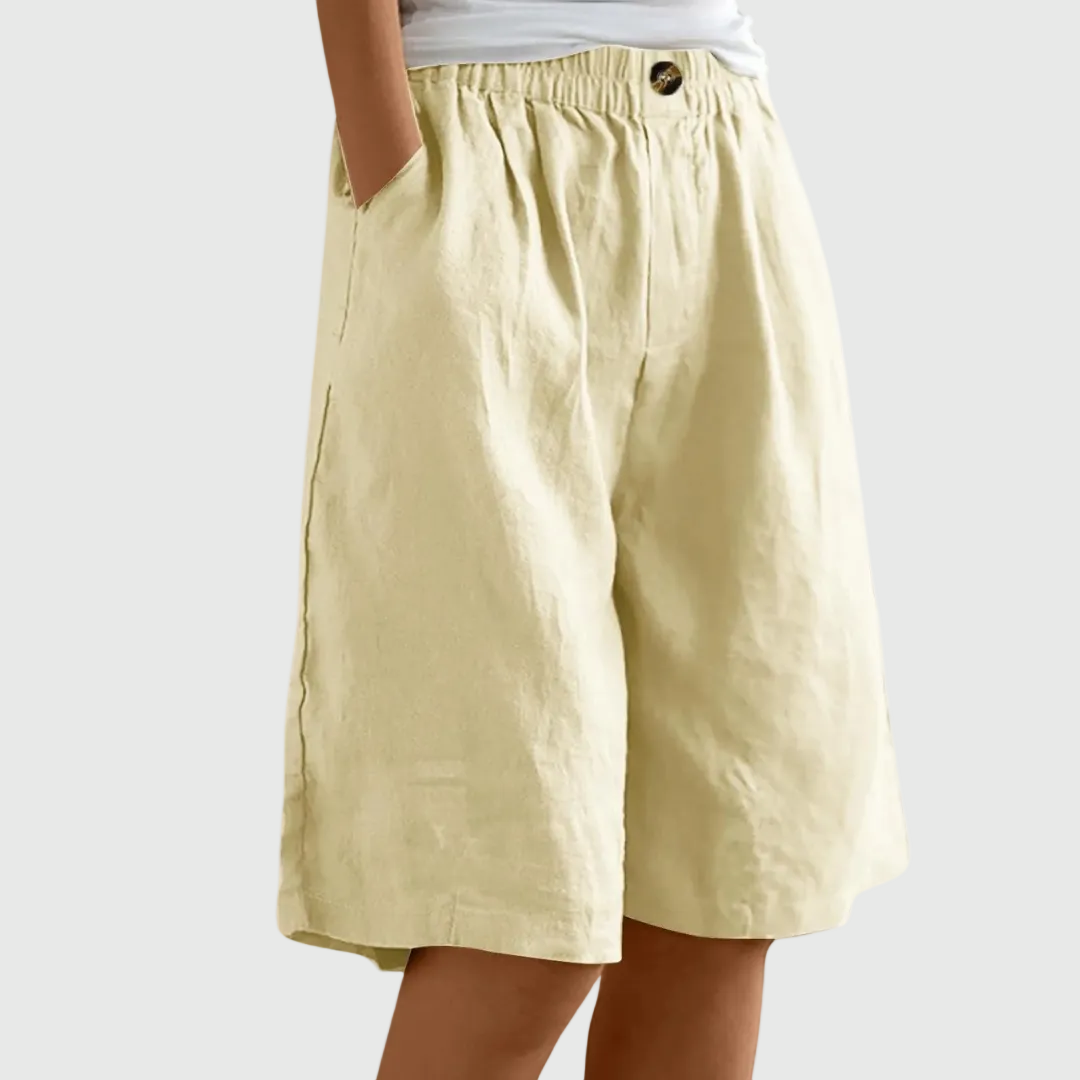 Marie | Pantaloncini larghi con elastico in vita