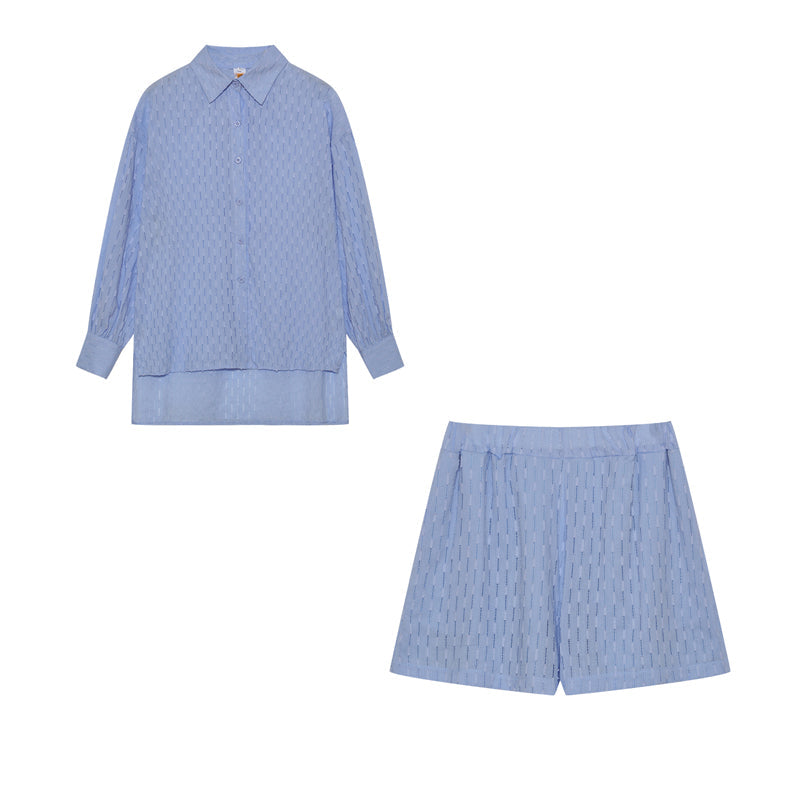 Elizabeth - Completo Camicia e Pantaloni Corti Leggeri