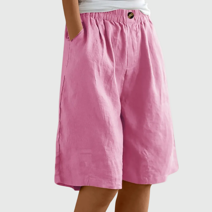 Marie | Pantaloncini larghi con elastico in vita
