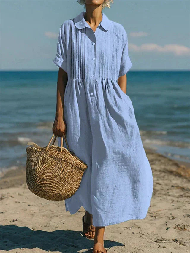 Luciana | ELEGANTE ABITO IN LINO DA DONNA