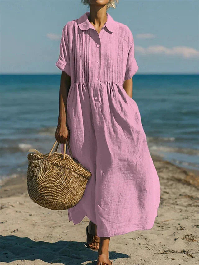 Luciana | ELEGANTE ABITO IN LINO DA DONNA