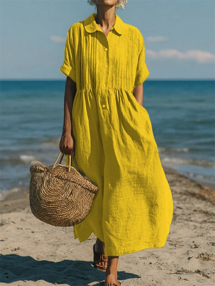 Luciana | ELEGANTE ABITO IN LINO DA DONNA