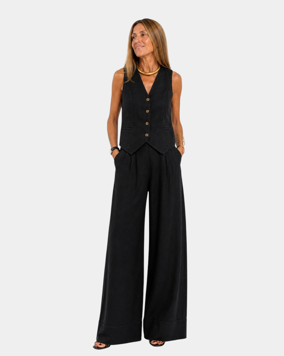 Patrizia | Set composto da gilet senza maniche e pantaloni