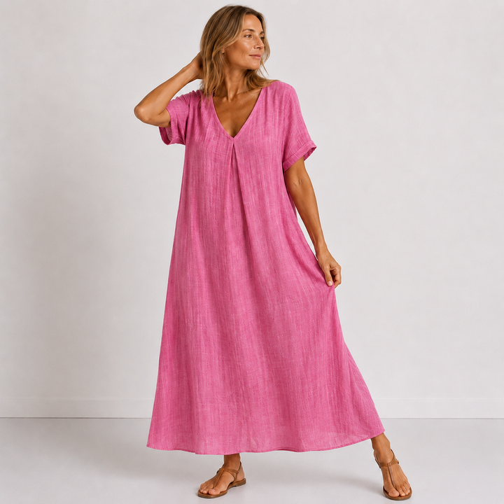 Virginia - Abito lungo e fluido
