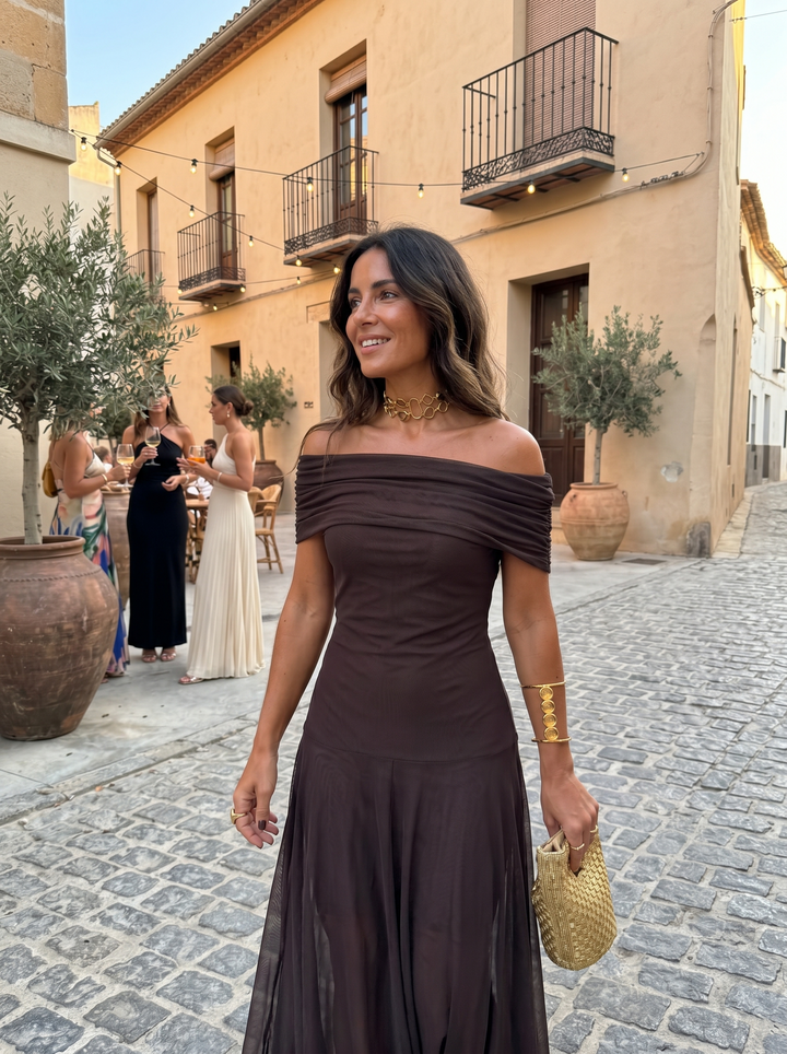 Rossella | Abito lungo, elegante e semplice