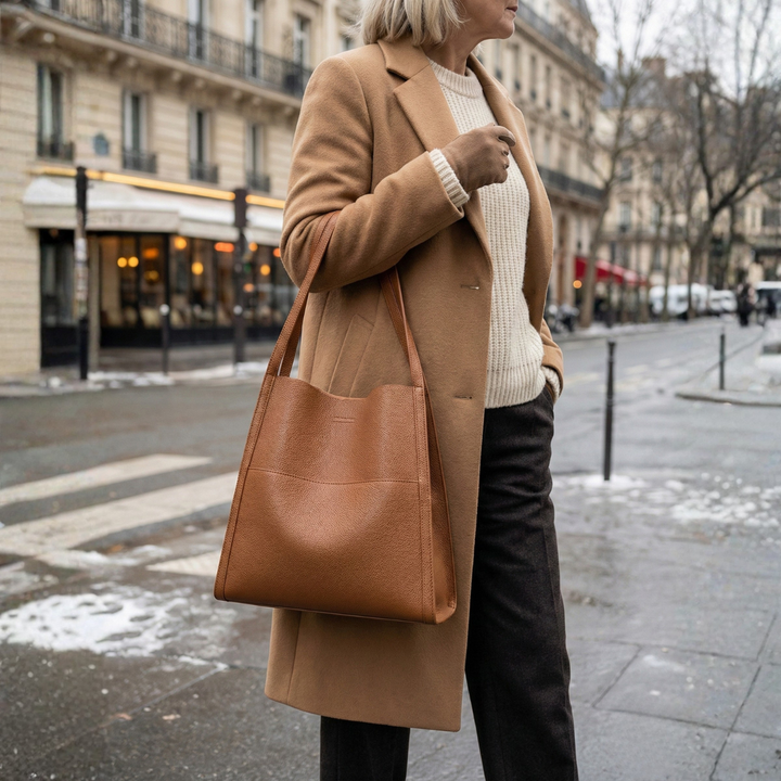 Elena™ | Elegante borsa a tracolla in pelle