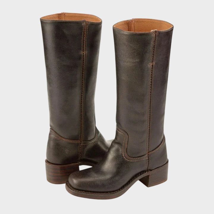 Stivali Classici da Equitazione con Gambale Alto