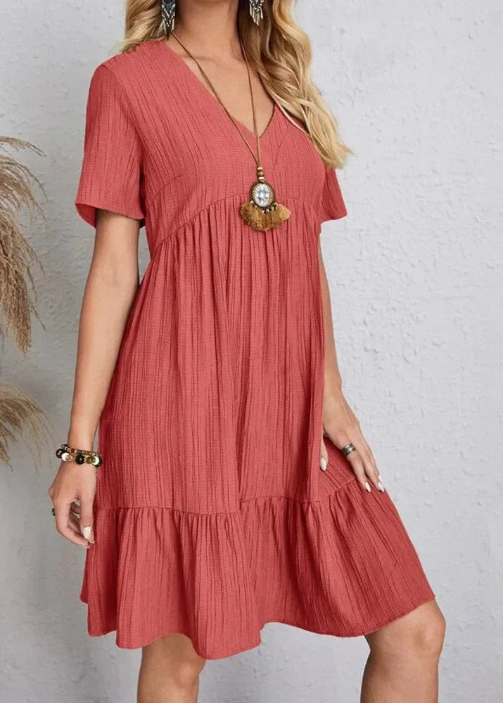 Evelina - Abito elegante che valorizza il punto vita