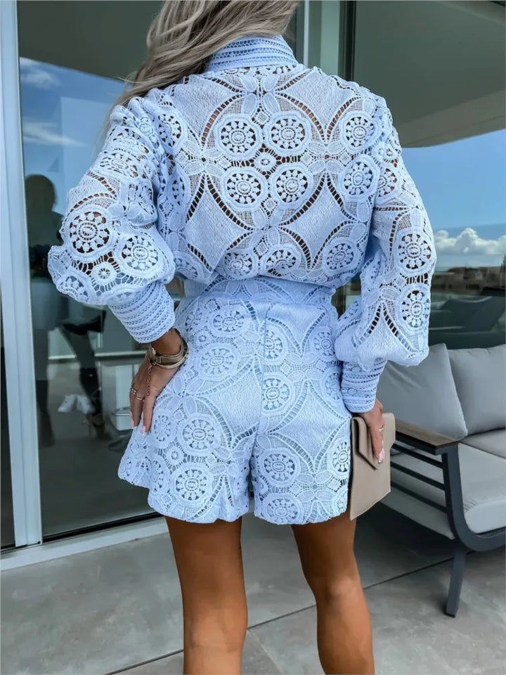Lesley - Completo Elegante in Pizzo