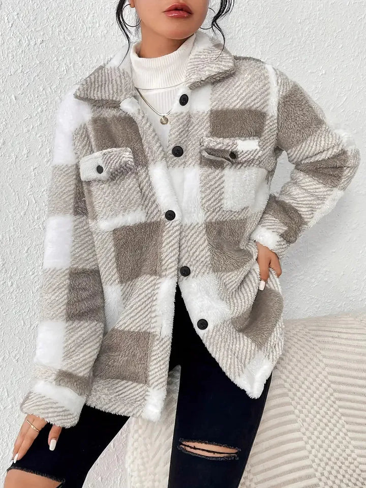 Martin | Giacca in Pile a Righe Elegante