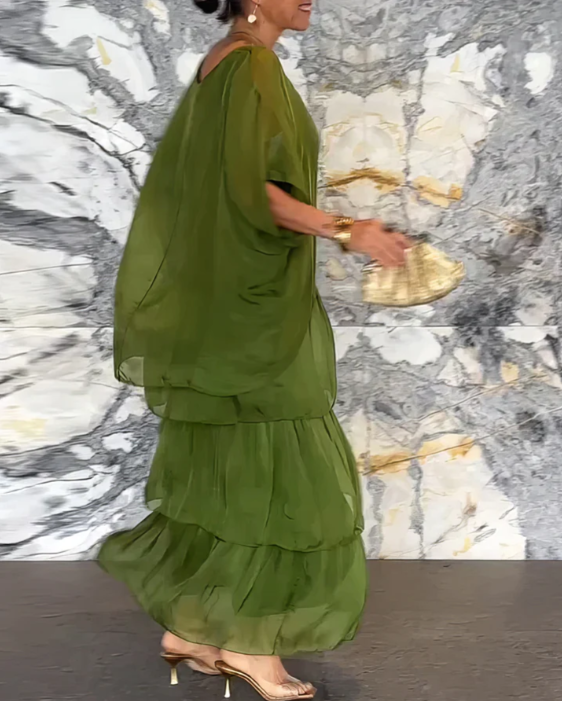 Vera | Elegante abito lungo e fluido