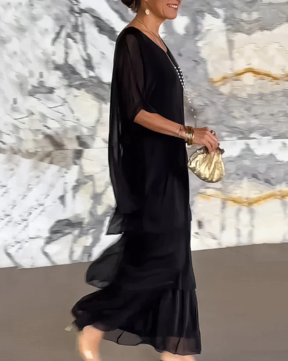 Vera | Elegante abito lungo e fluido