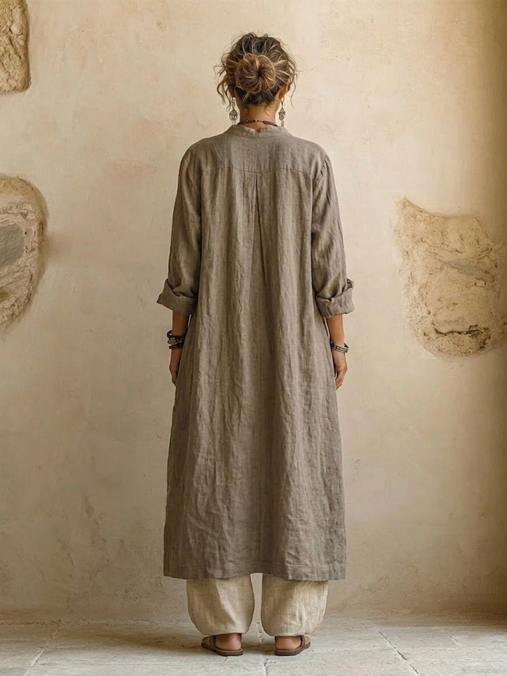 Luciana | SET IN LINO A TRE PEZZI DA DONNA