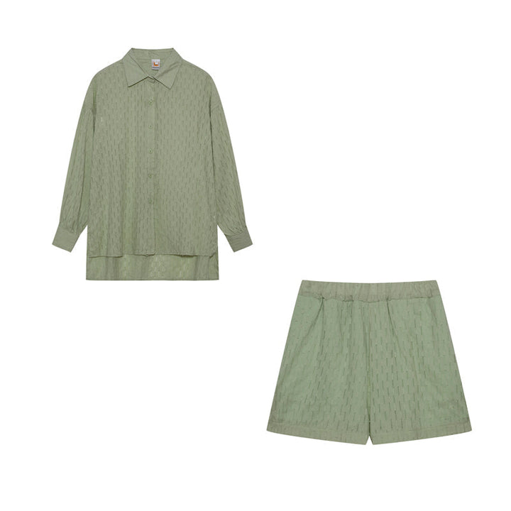 Elizabeth - Completo Camicia e Pantaloni Corti Leggeri