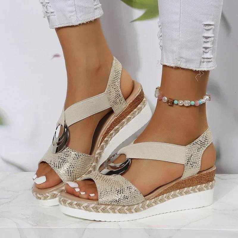 Melissa – Sandali con zeppa eleganti