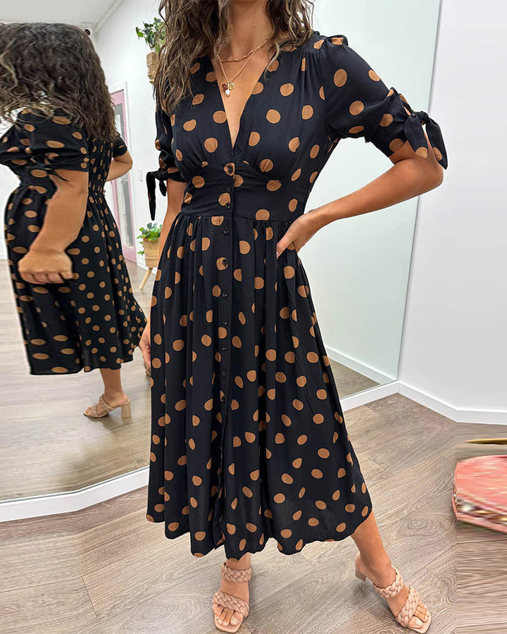 Ginevra | Abito elegante a pois
