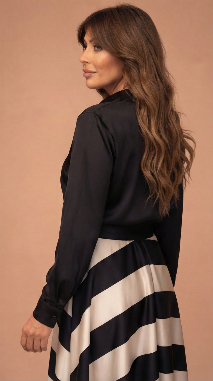 Mila | Abito lungo a righe